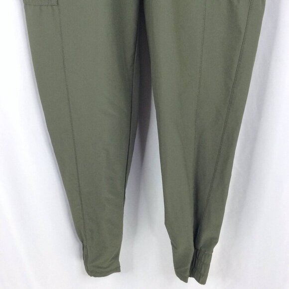 The North Face Jogger Pants Womens Size 6 Olive Green Cargo Drawstring Hiking - Picture 8 of 10